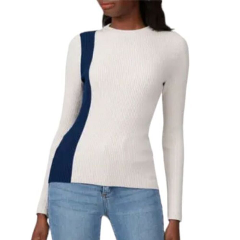 3.1 Phillip Lim Two Tone Ribbed Sweater S